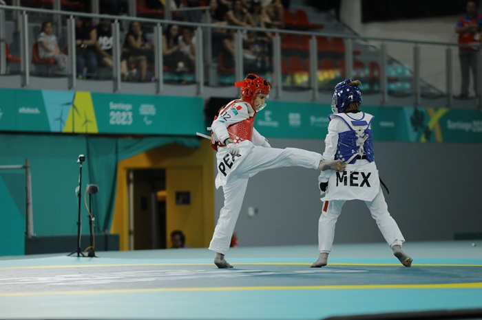 Angélica Espinoza becomes two-time Parataekwondo champion at the Parapan American Games