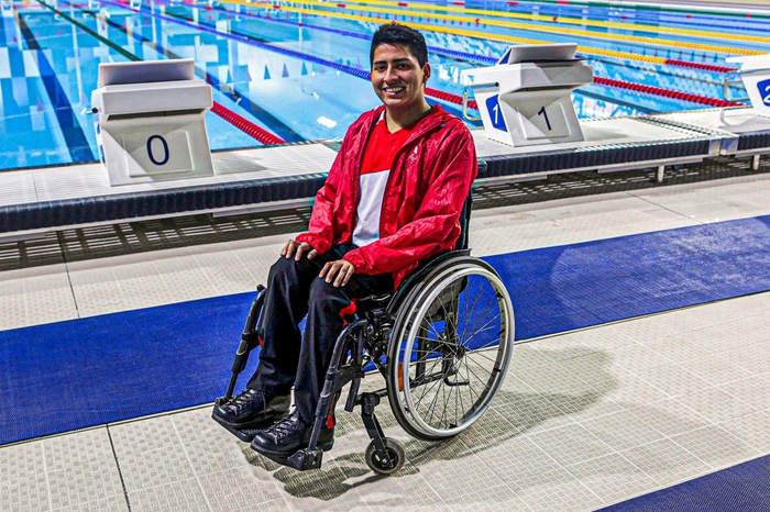 Rodrigo Santillán will compete in the Paraswimming World Series