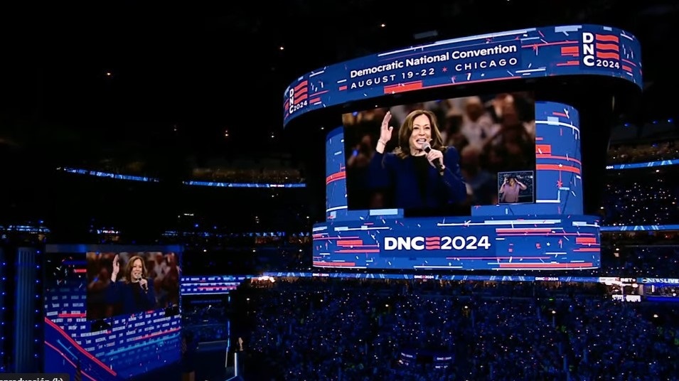 EEUU.- Harris acepta desde Wisconsin la nominación del Partido Demócrata para las elecciones presidenciales de EEUU