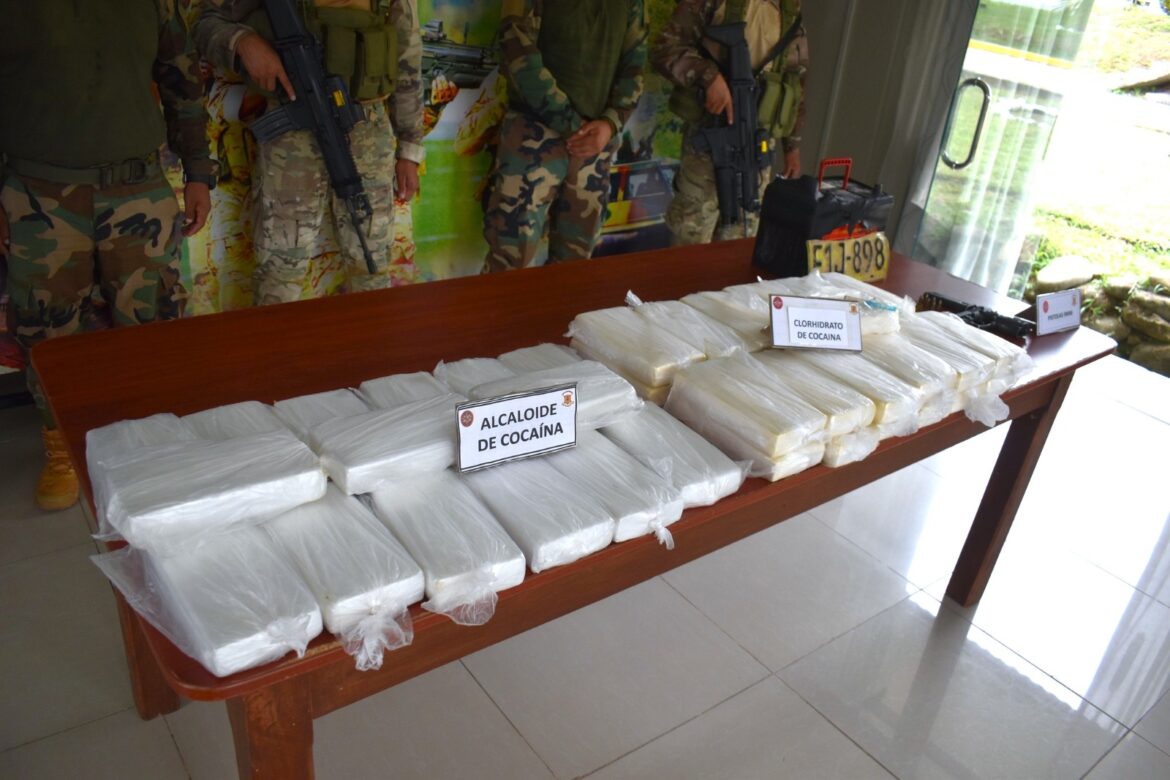 droga incautada en el Vraem