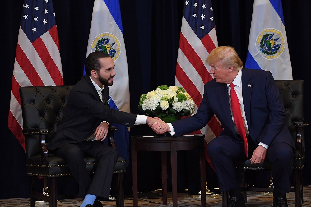 Nayib Bukele, Y Donald Trump