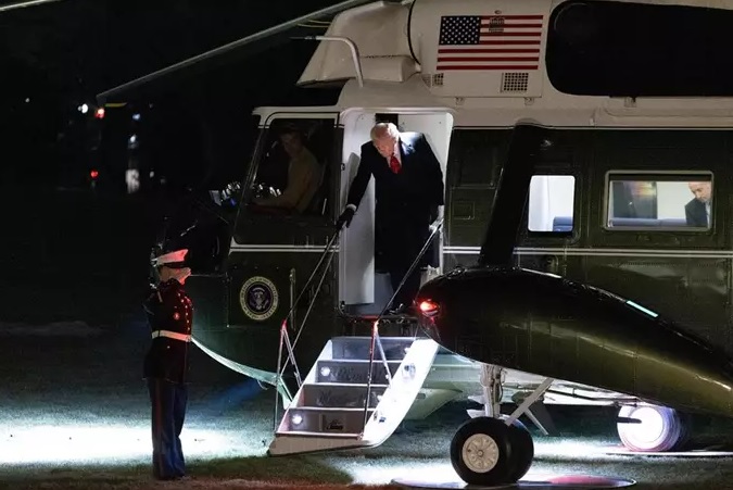 Donald Trump – helicoptero