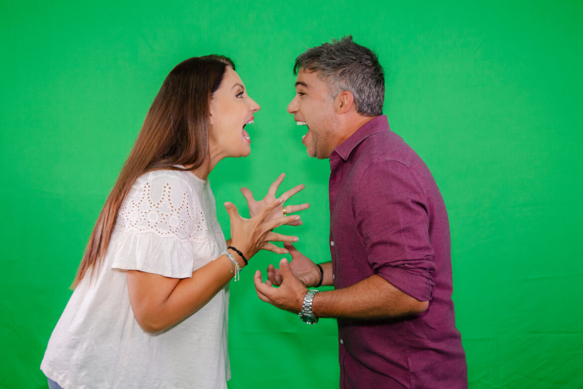 Patricia Portocarrero y Renzo Schuller. Pili y Nano.