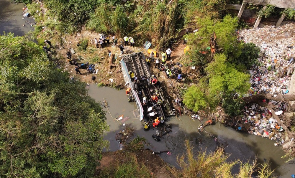 Accidente bus – Guatemala