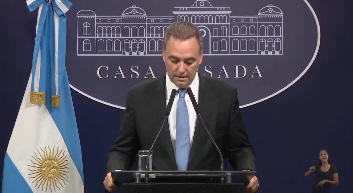 Manuel Adorni – portavoz del Javier Milei