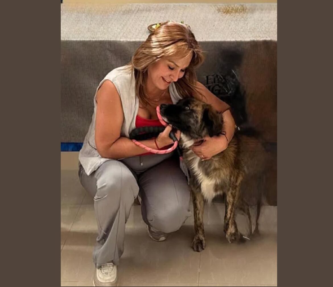 magaly ruiz y su mascota