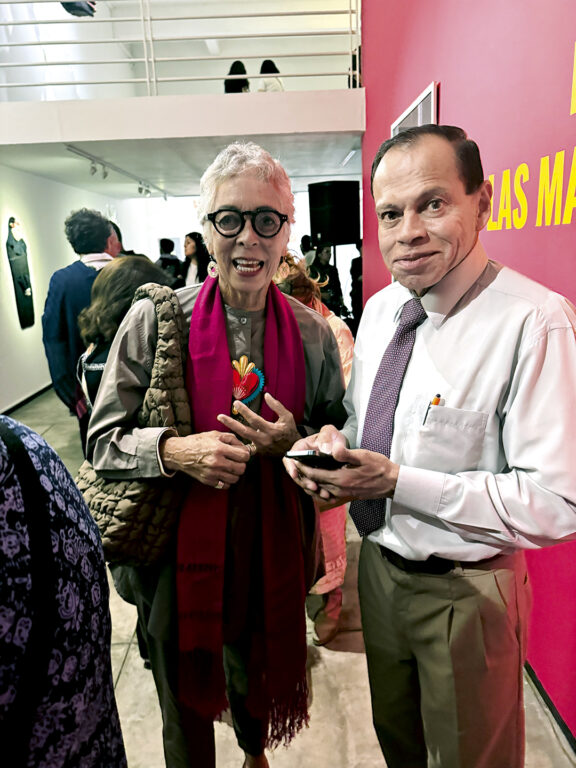 Denisse Pozzi-Escot y doctor Romualdo Pacheco.