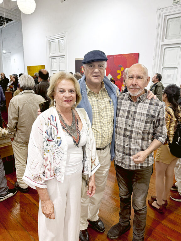Artista Augusta Sarria, Andrea Pomposini y Juan Pastorelli