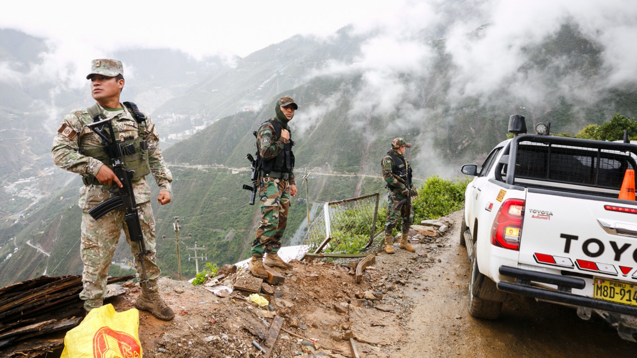 Golpe en Pataz: incautan armas de guerra y detienen a más de 70 personas en operativo conjunto