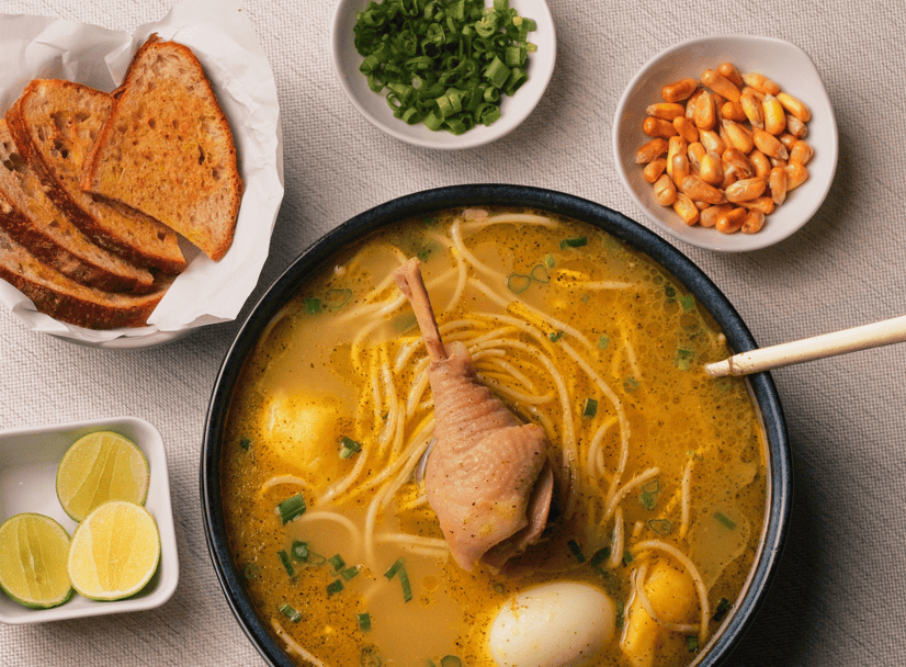 cinco sopas - caldo de gallina