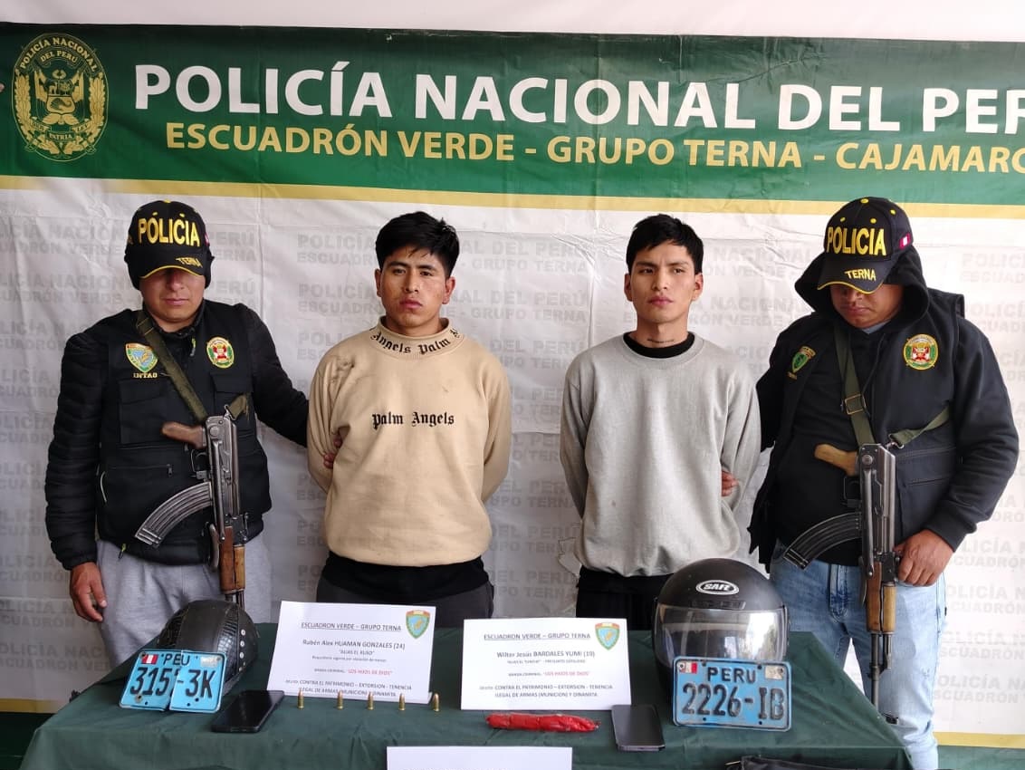 PNP captura a dos sujetos involucrados en ataques extorsivos