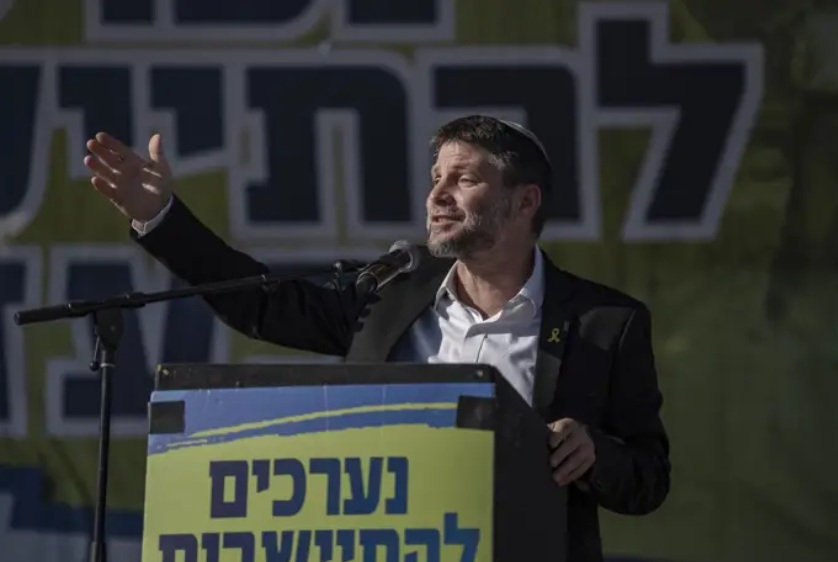 Bezalel Smotrich ministro de Finanzas de Israel, el ultraderechista Bezalel Smotrich.