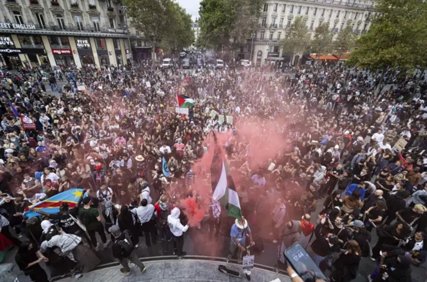 Movilizaciones en Paris