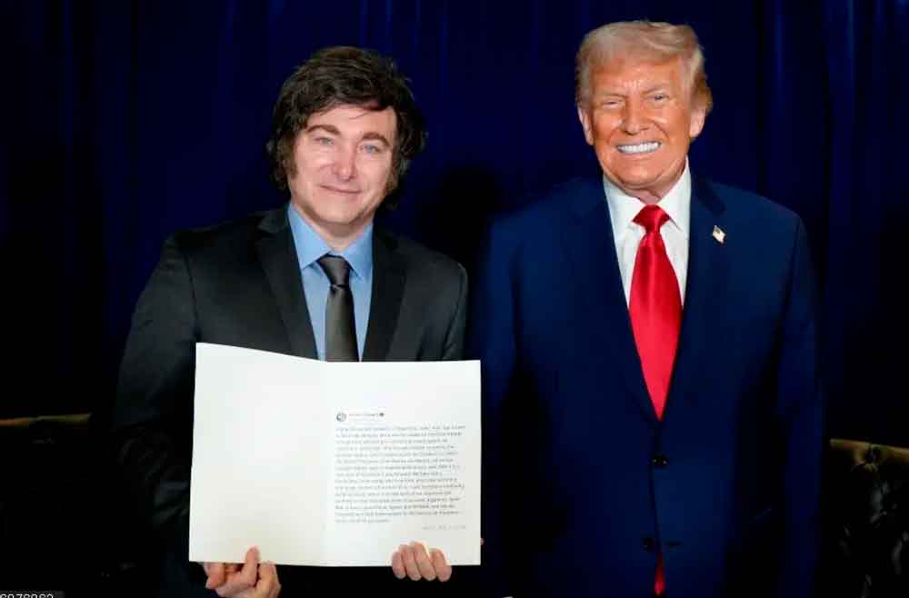 Donald Trump y Javier Milei