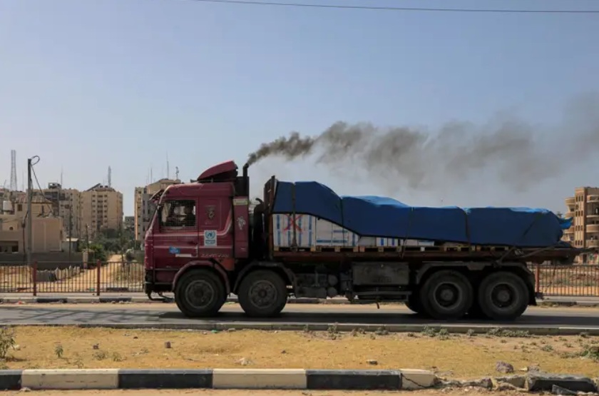 Camion Franja de Gaza