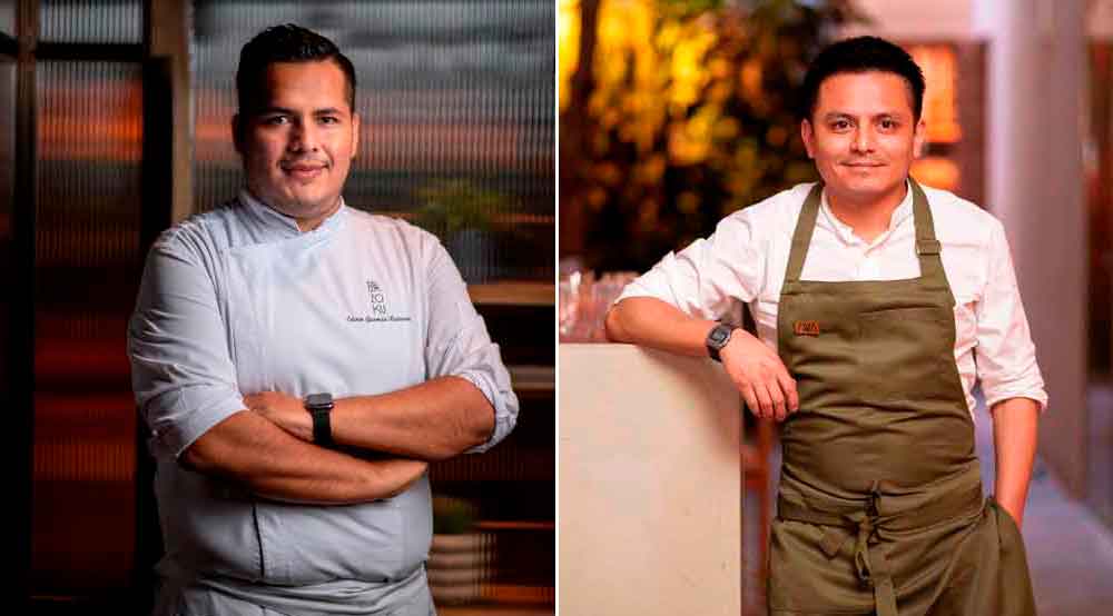 Edwing Guzmán y Aldo Yaranga