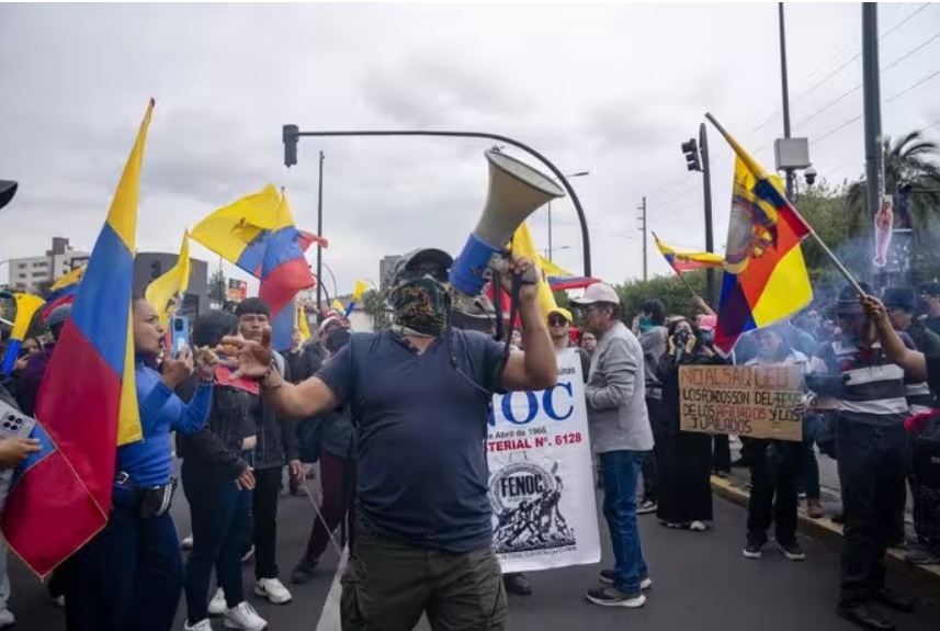 manifestación en ecuador