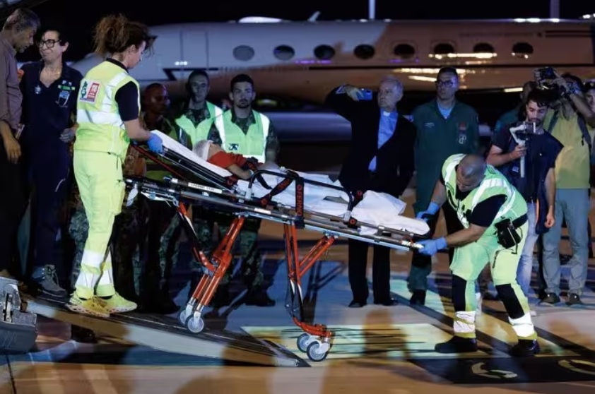 gaza evacuación de enferemos