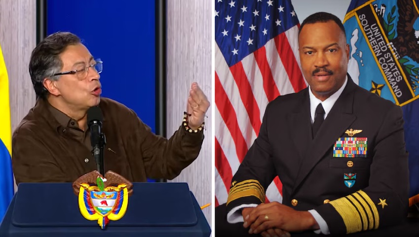 Gustavo Petro y Alvin Hosley