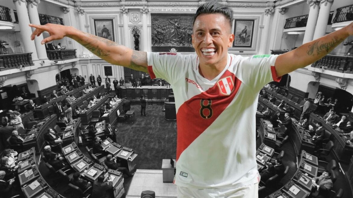 Christian Cueva en el congreso