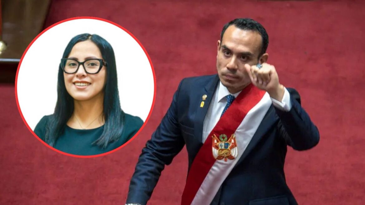 Stephany Vega y José Jerí