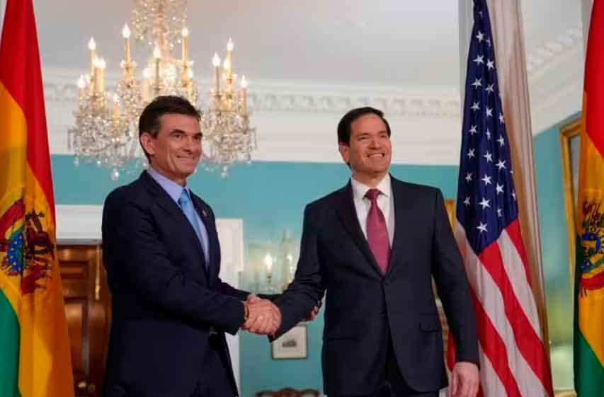 Rodrigo Paz y Marco Rubio