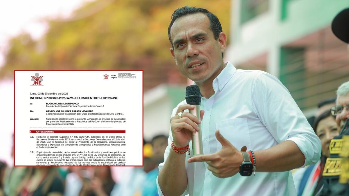 Proceso contra José Jerí por neutralidad