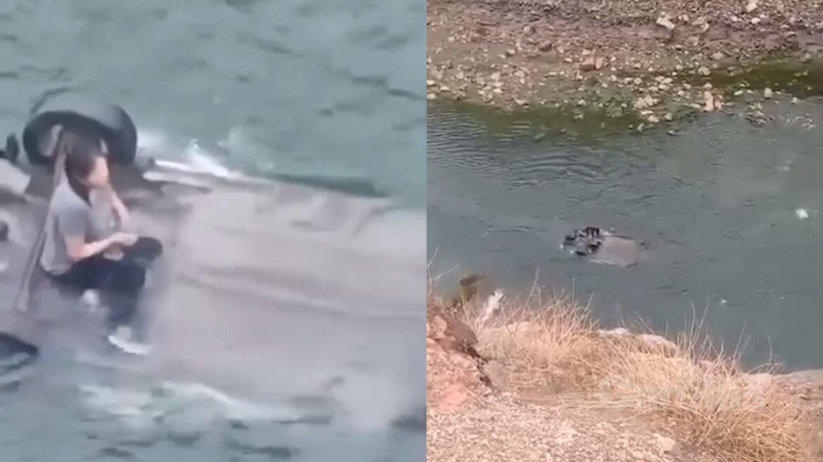 familia cae al río Mantaro