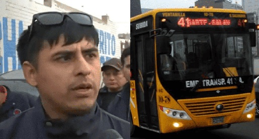 choferes de la línea 41