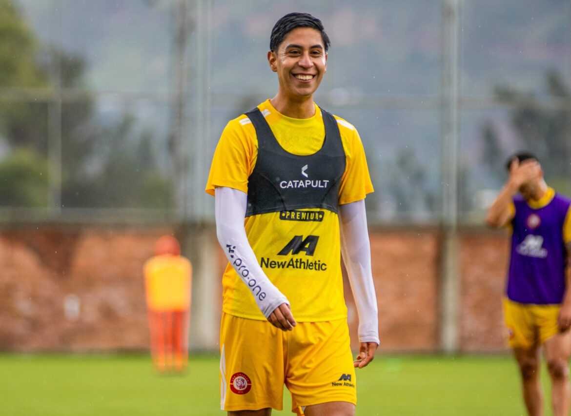 Adrián Quiroz en los entrenamientos de Los Chankas (Foto: Los Chankas CYC)