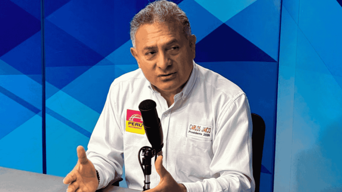 Carlos Jaico en el debate presidencial 2026