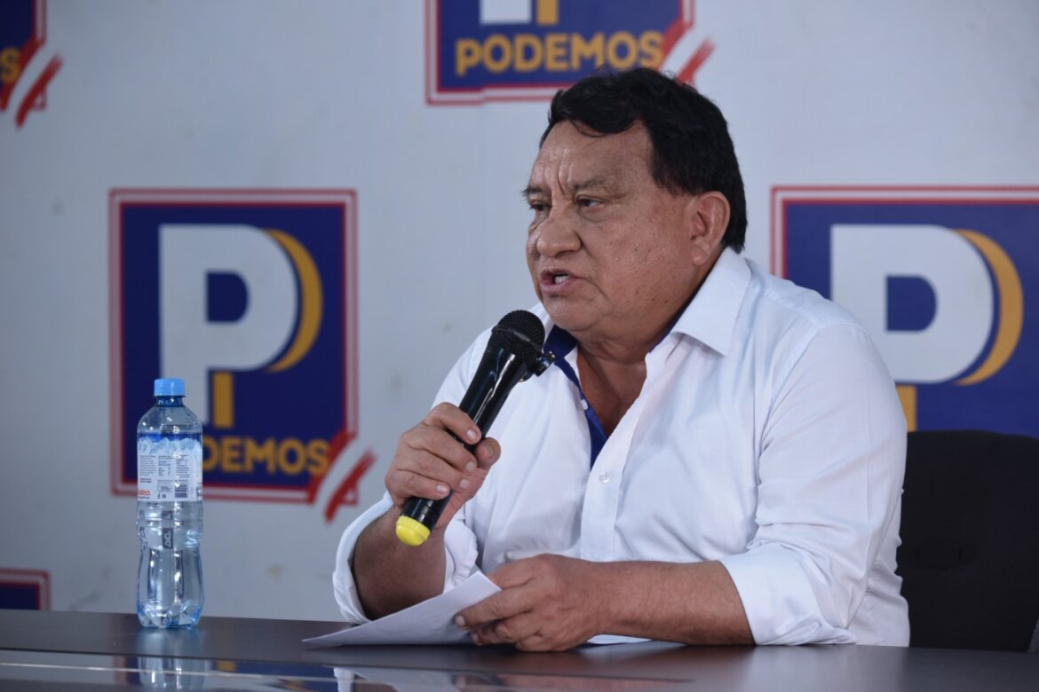 José Luna en el debate presidencial 2026