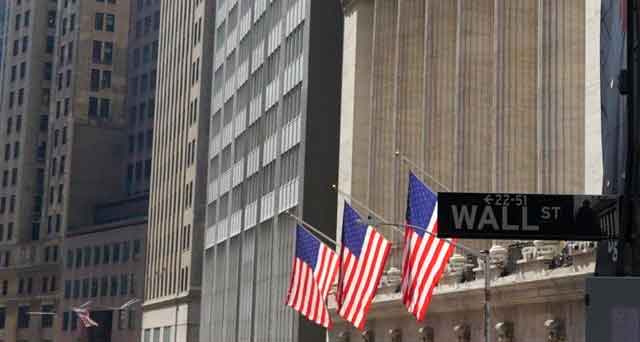 Bolsa de Nueva York en Wall Street.