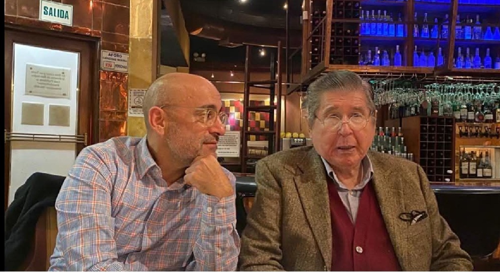 Gustavo Rodriguez y Alfredo Bryce Echenique