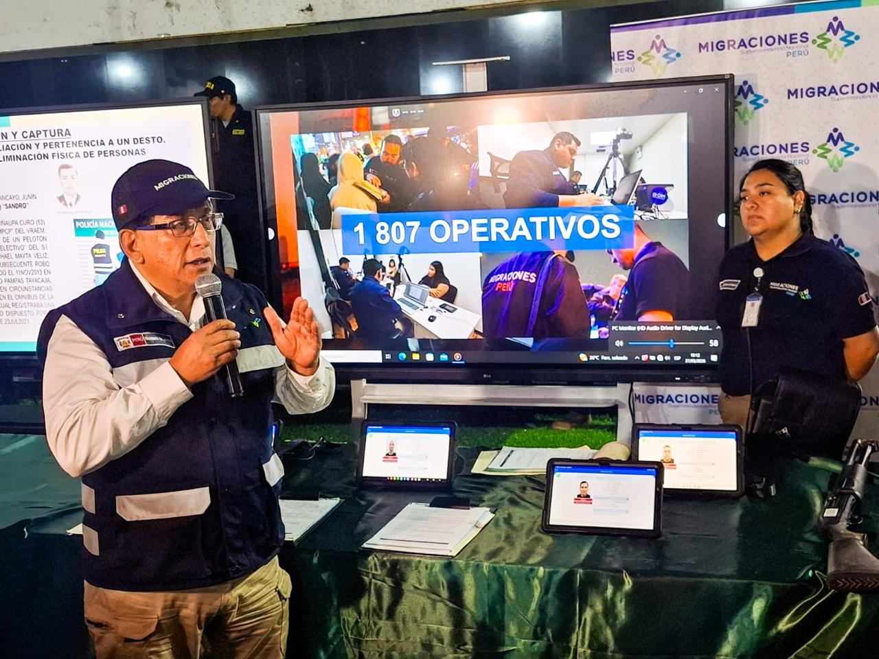 Migraciones refuerza control con más de 1800 operativos en el país