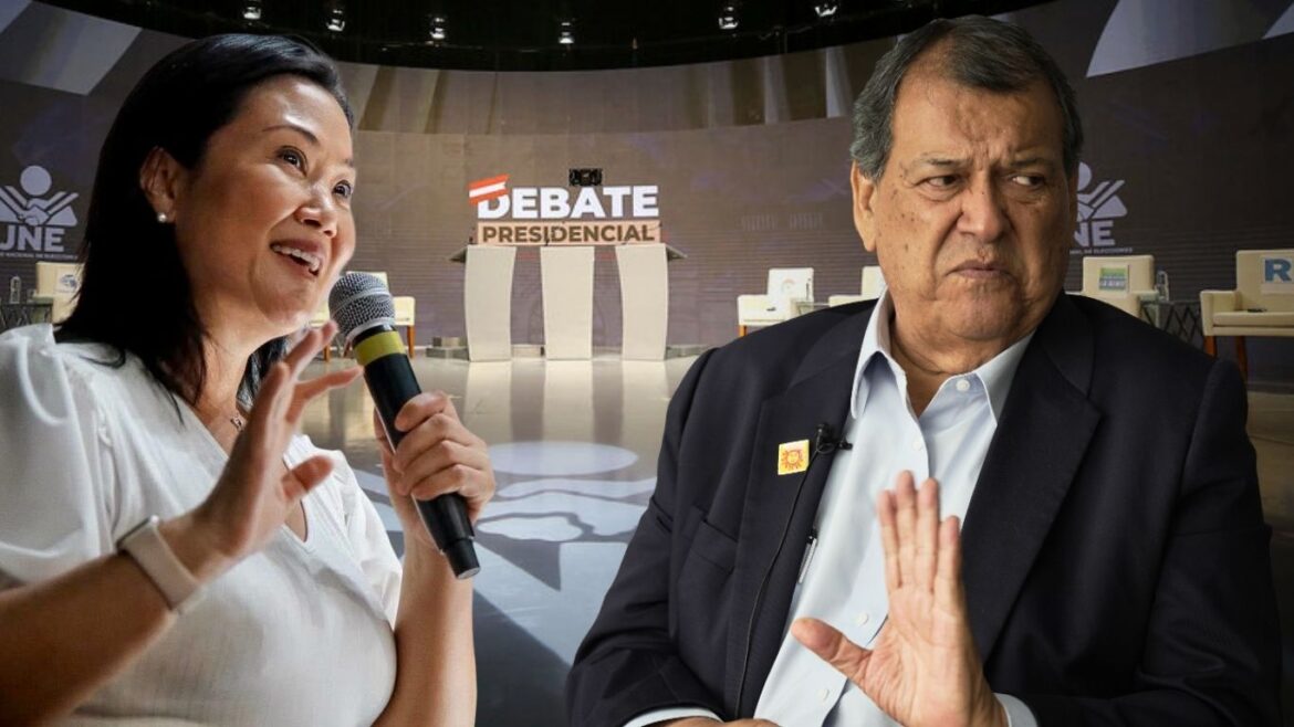 Keiko Fujimori y Jorge Nieto