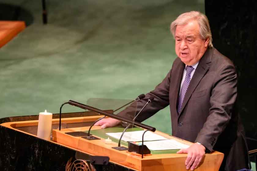 Antonio Guterres, secretario general de la ONU
