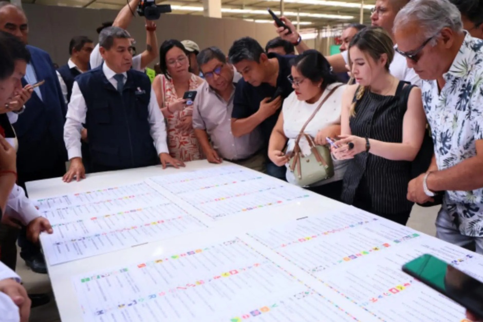 ONPE pruebas de color