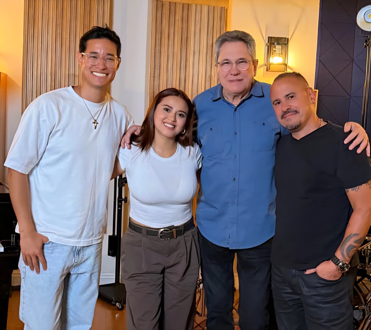 Amy Gutiérrez y Tony Succar graban canción en Miami