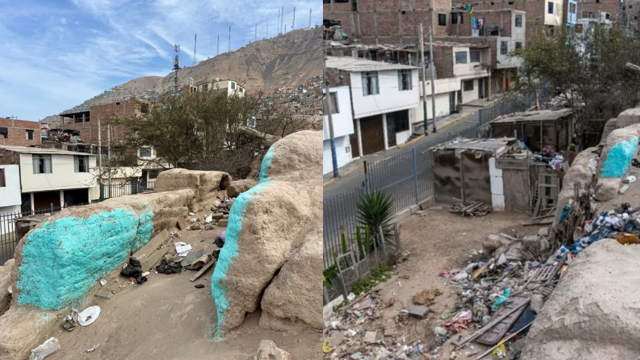 Chorrillos: retiran a invasores que dañaron huaca Cruz de Armatambo
