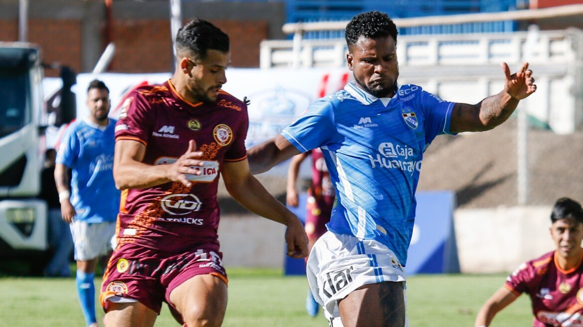 Leyenda: ADT le quito el invicto a Los Chankas tras golearlo por 4-0 en Tarma. (Foto: Liga 1 Profesional de Fútbol Peruano)