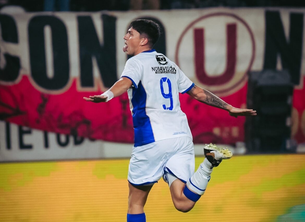 Valentín Robaldo fue el verdugo de Universitario al anotar dos goles en el Estadio Monumental. (Foto: Liga 1 Profesional de Fútbol Peruano)