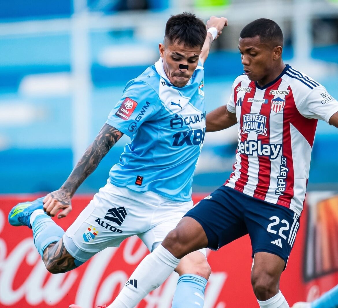 Leyenda: Santiago González estará en presente en el cotejo ante Junior de Barranquilla. (Foto editada)