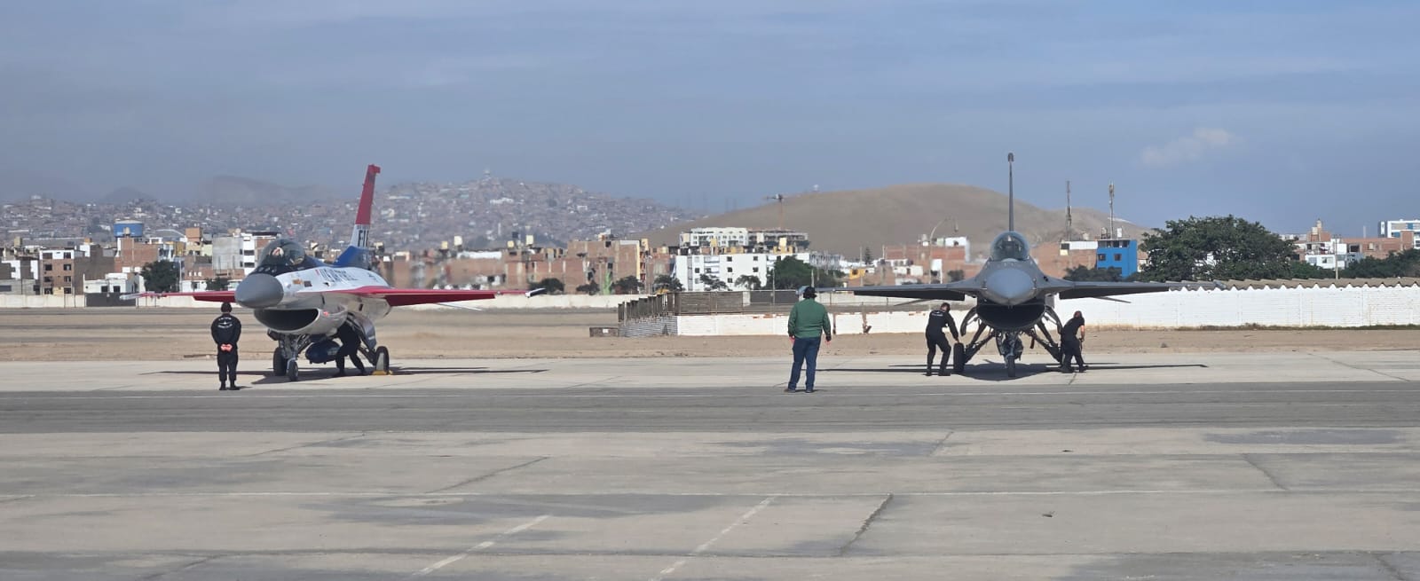 ¡Aviones F-16 de la Fuerza Aérea de EE. UU. ya se encuentran en territorio peruano!