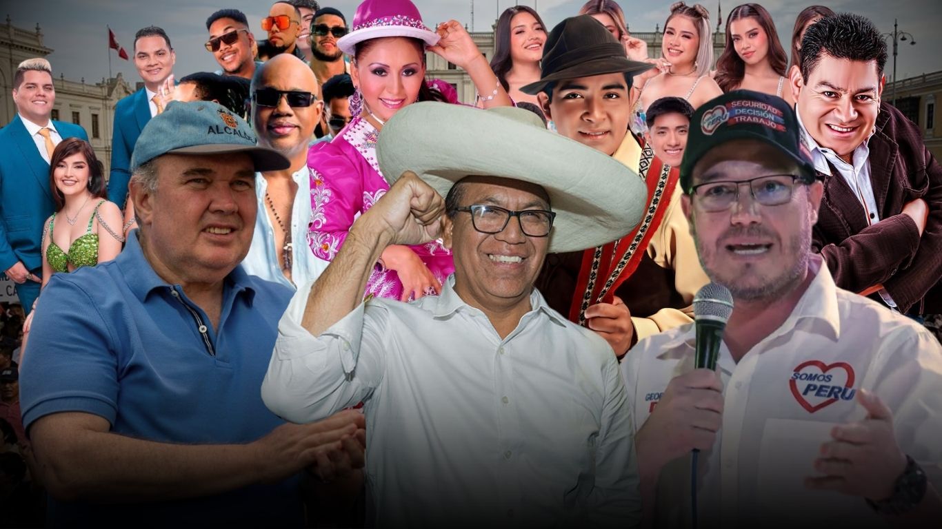¿Qué artistas se presentaron en los cierre de campaña de los candidatos?