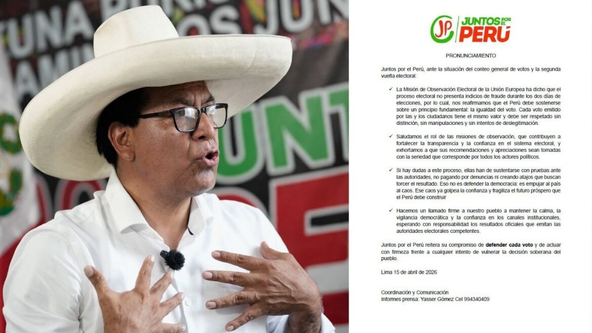 juntos por el perú roberto sánchez