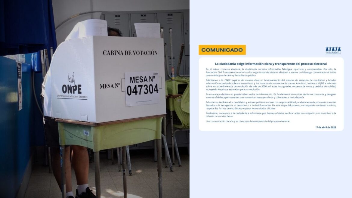 ONPE y Transparencia