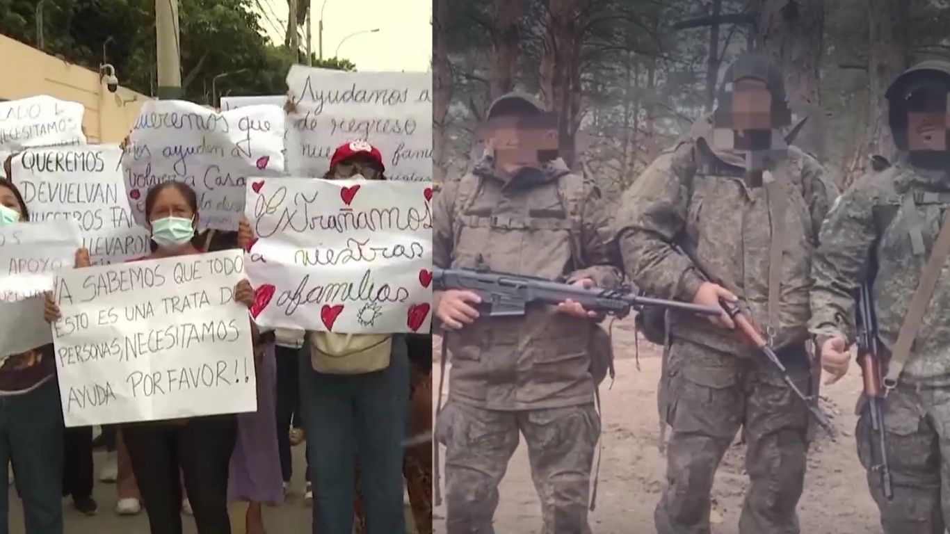 Peruanos en Rusia: Familias protestan por peruanos desaparecidos y exigen información sobre su paradero