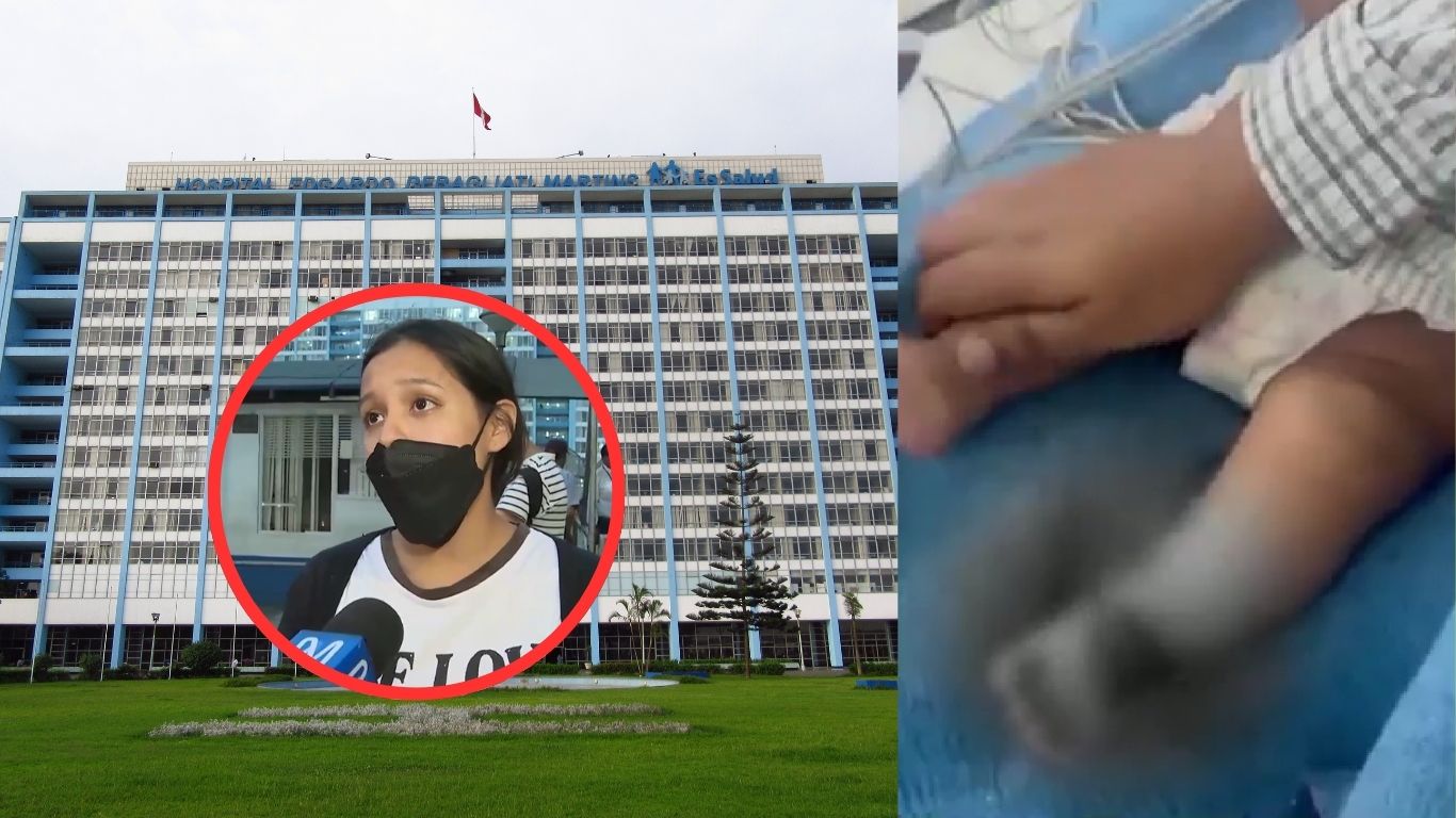 EsSalud: denuncia negligencia en hospital Rebagliati tras encontrar a su bebe con quemaduras