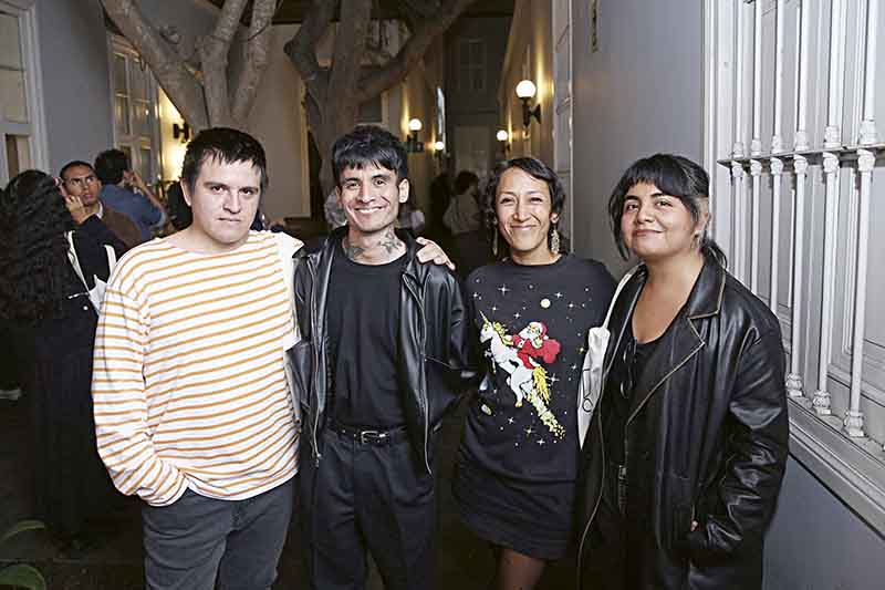 Benjamin Cieza, José María Denegri, Natalia Revilla y Pierina Másquez.
